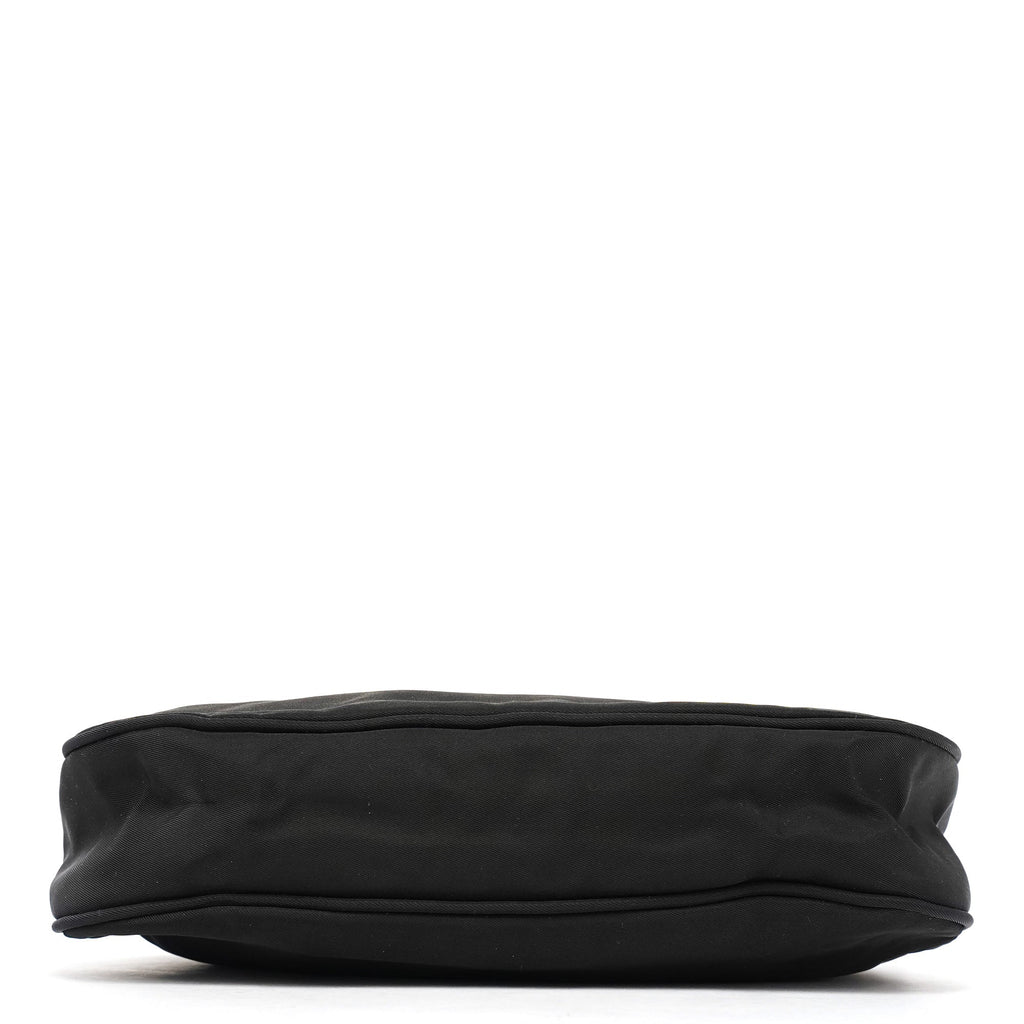 Black Tessuto Nylon Mini Shoulder Bag
