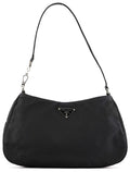 Black Tessuto Nylon Mini Shoulder Bag