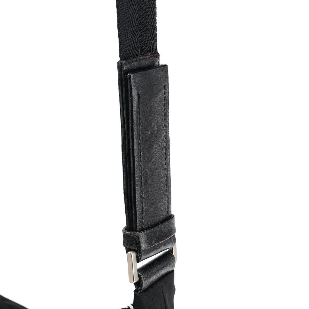 Black Tessuto Nylon Shoulder Bag