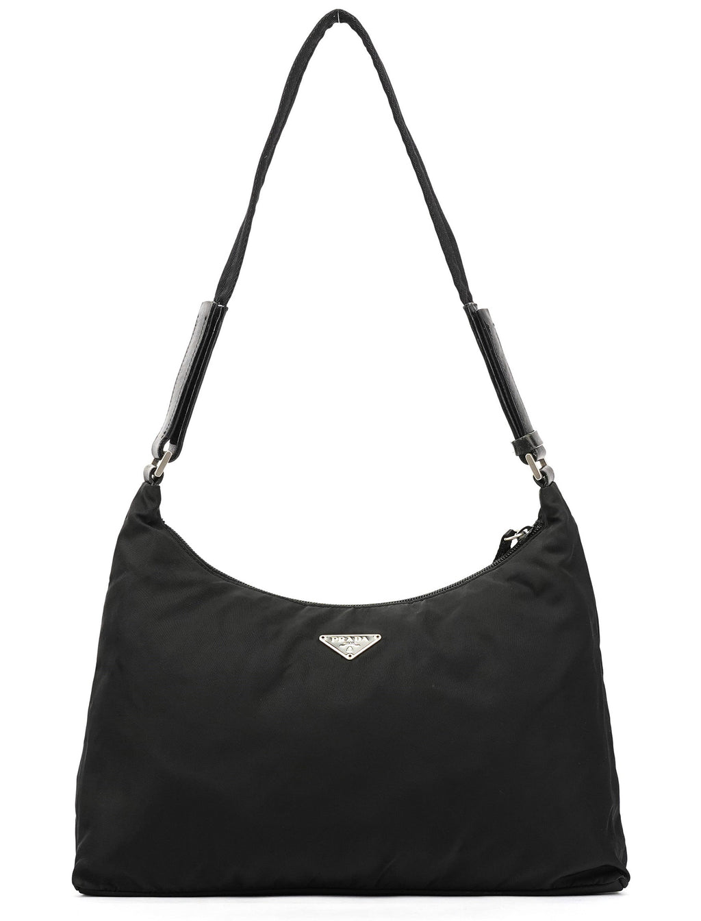 Black Tessuto Nylon Shoulder Bag