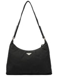 Black Tessuto Nylon Shoulder Bag