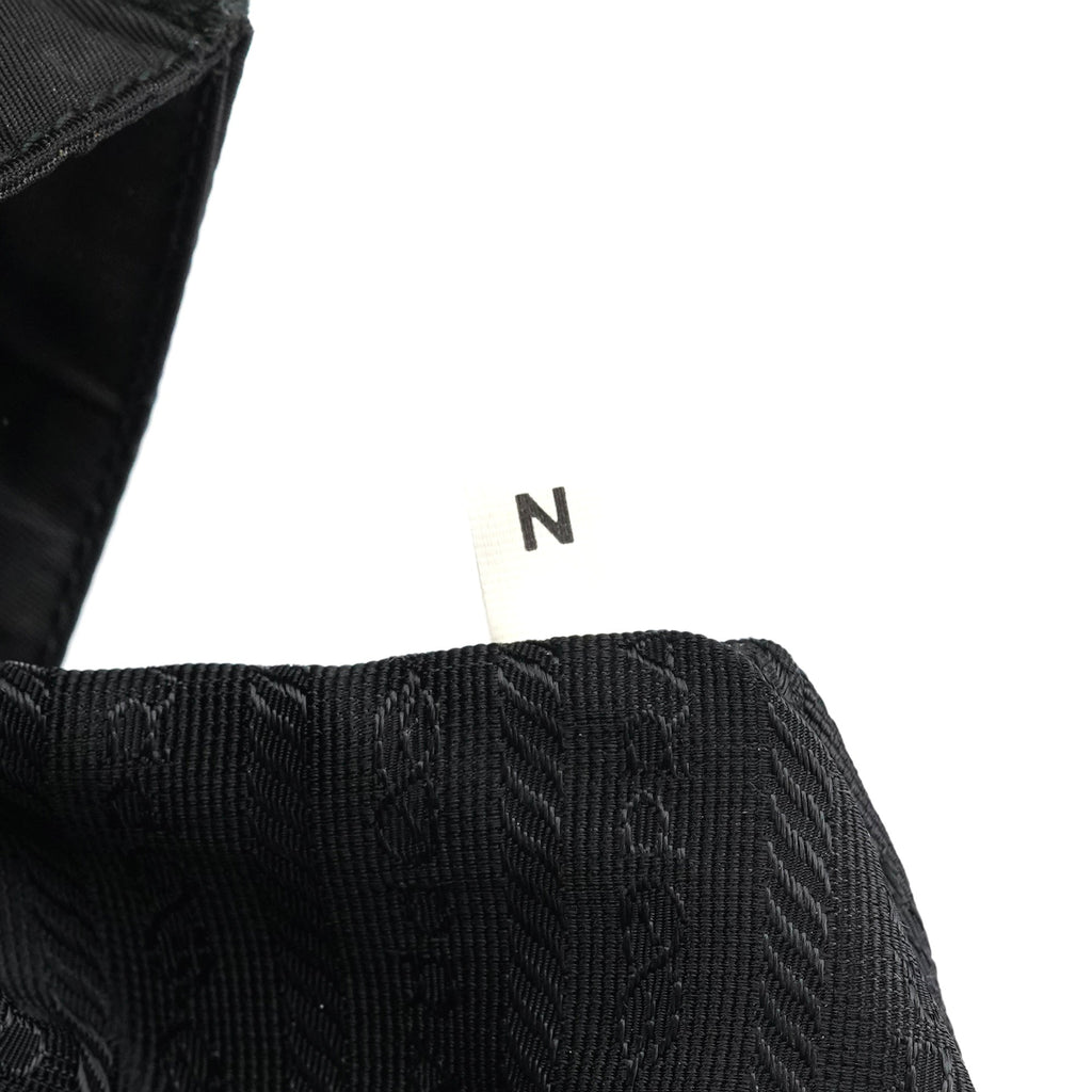Black Tessuto Nylon Shoulder Bag