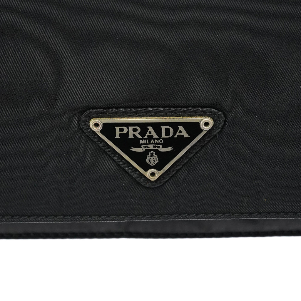 Black Tessuto Nylon Shoulder Bag