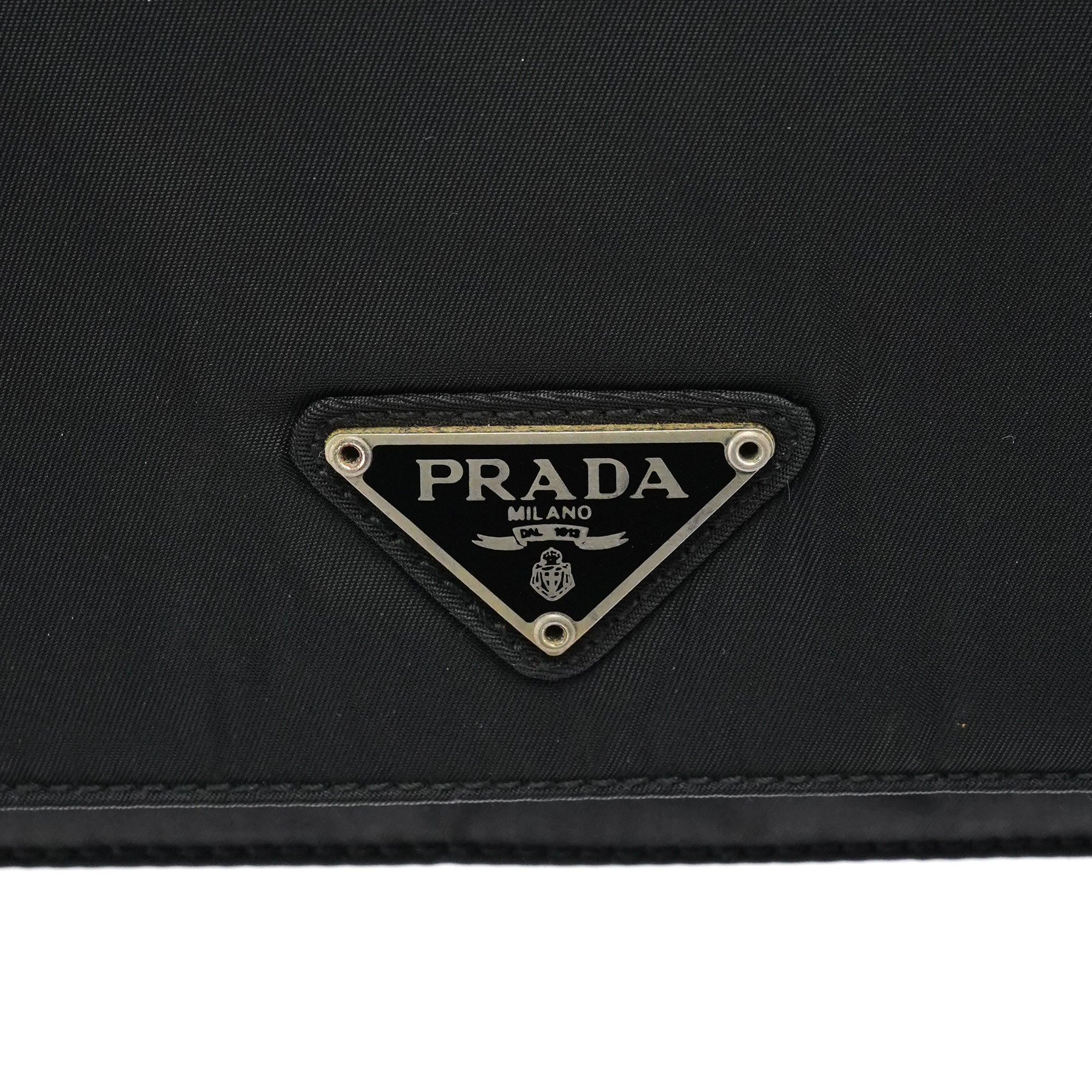 Black Tessuto Nylon Shoulder Bag