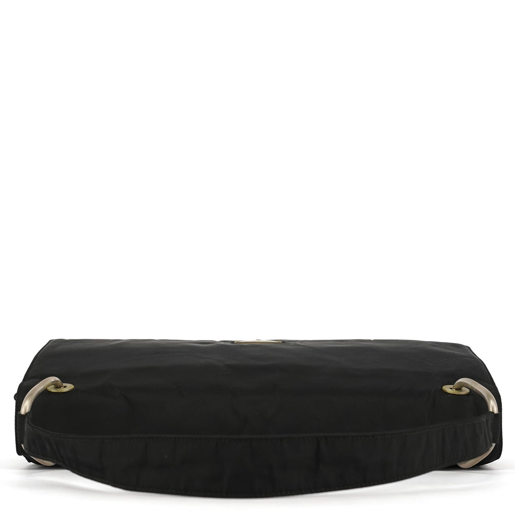 Black Tessuto Nylon Shoulder Bag