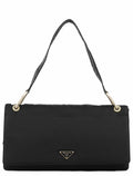 Black Tessuto Nylon Shoulder Bag