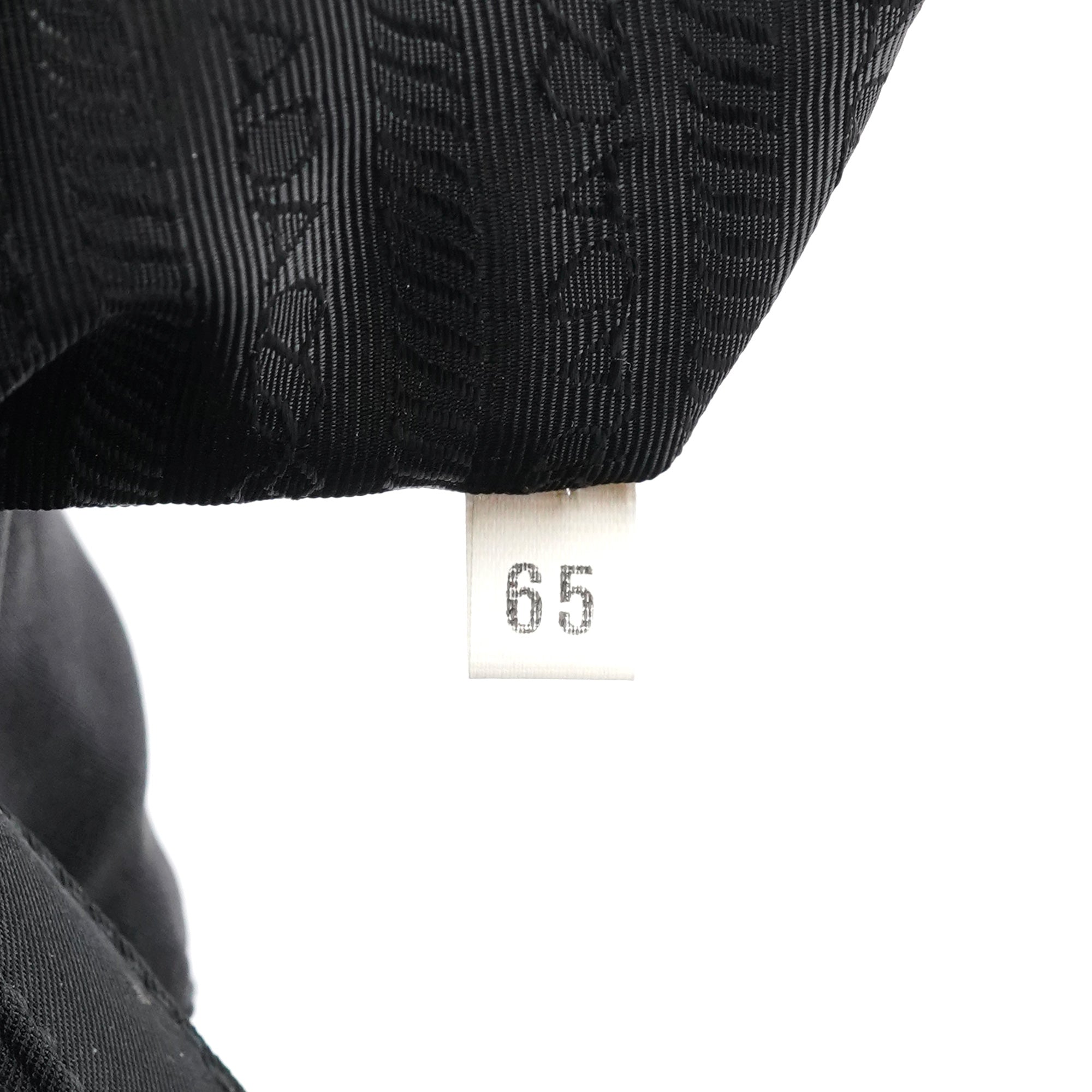 Black Tessuto Nylon Top Handle Bag