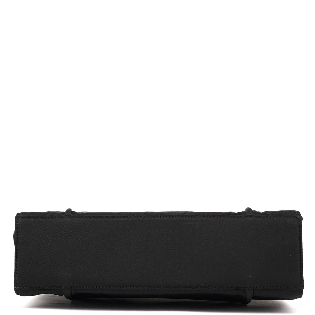 Black Tessuto Nylon Tote Bag