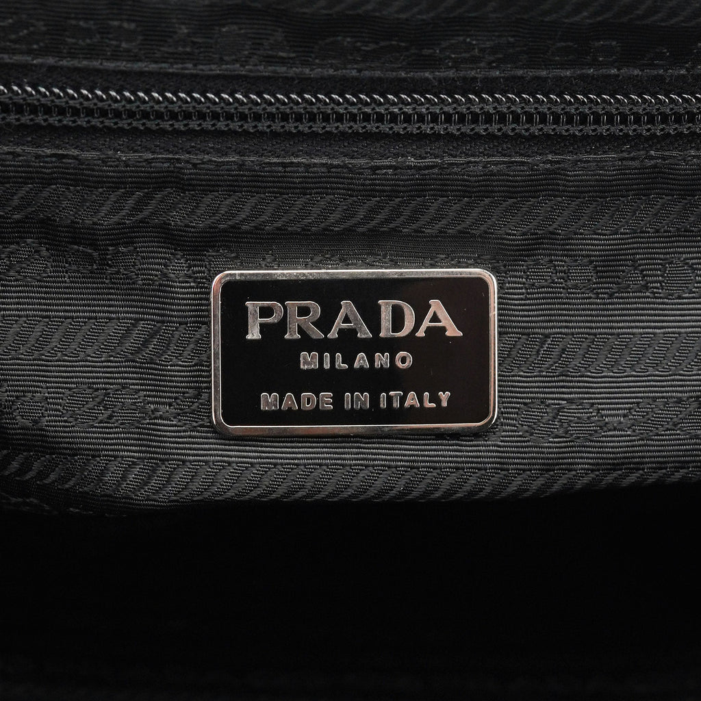 Black Tessuto Nylon Tote Bag