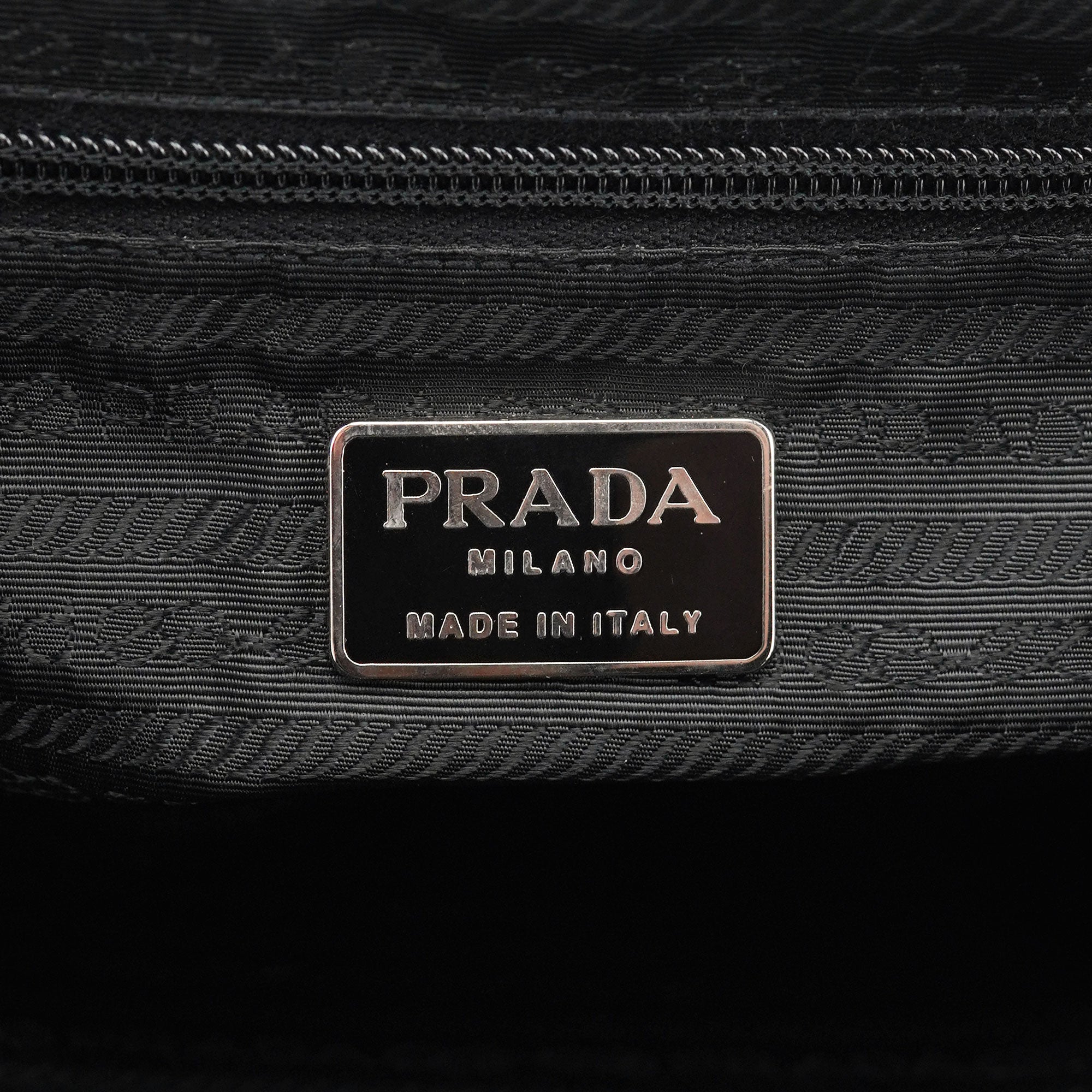 Black Tessuto Nylon Tote Bag
