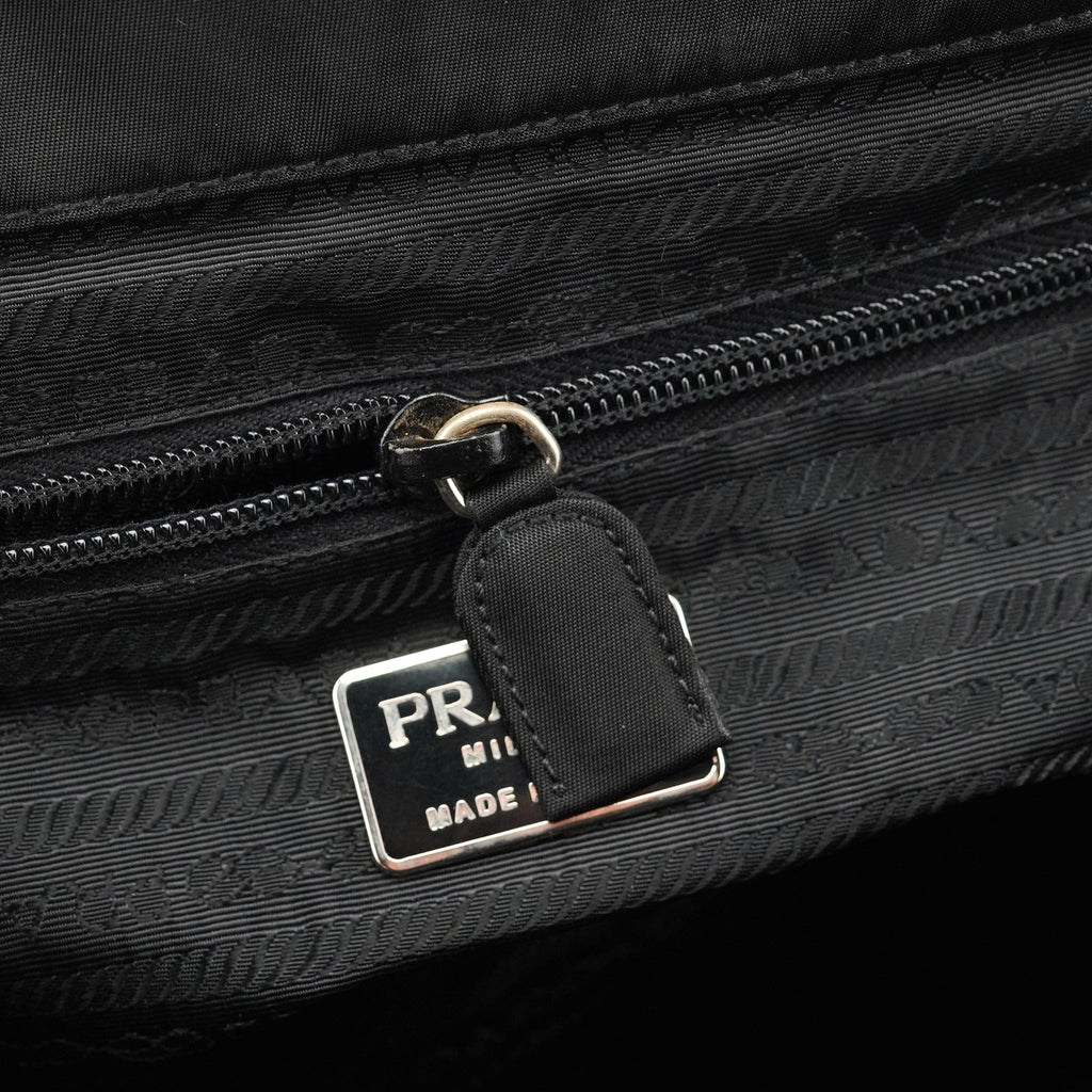Black Tessuto Nylon Tote Bag