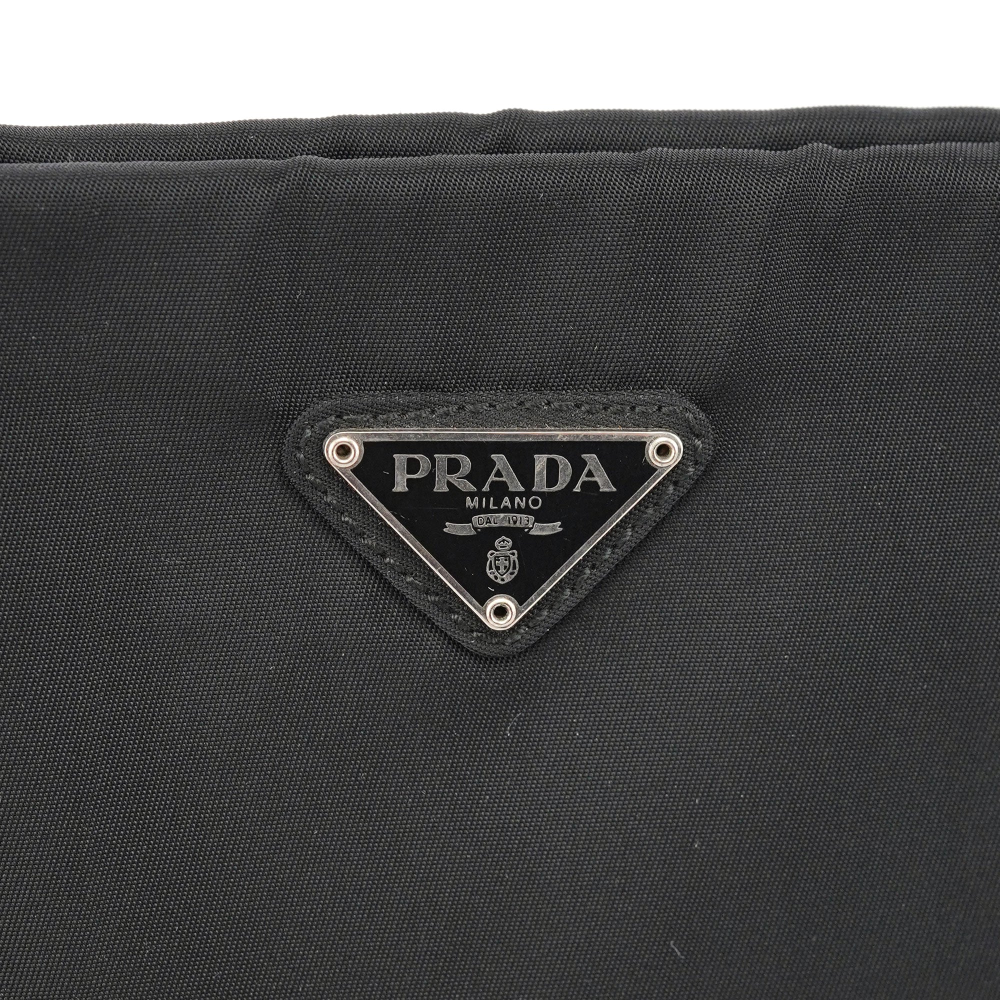 Black Tessuto Nylon Tote Bag