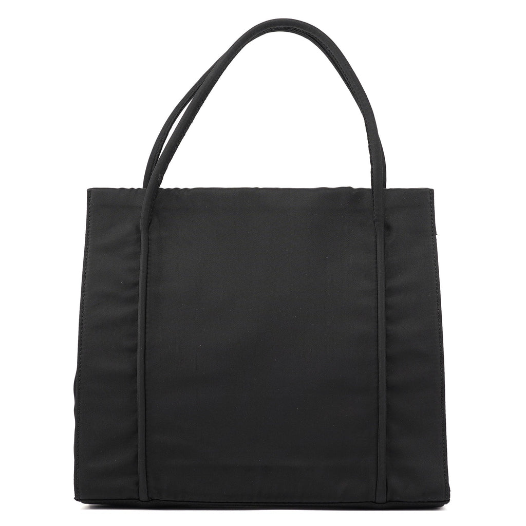 Black Tessuto Nylon Tote Bag