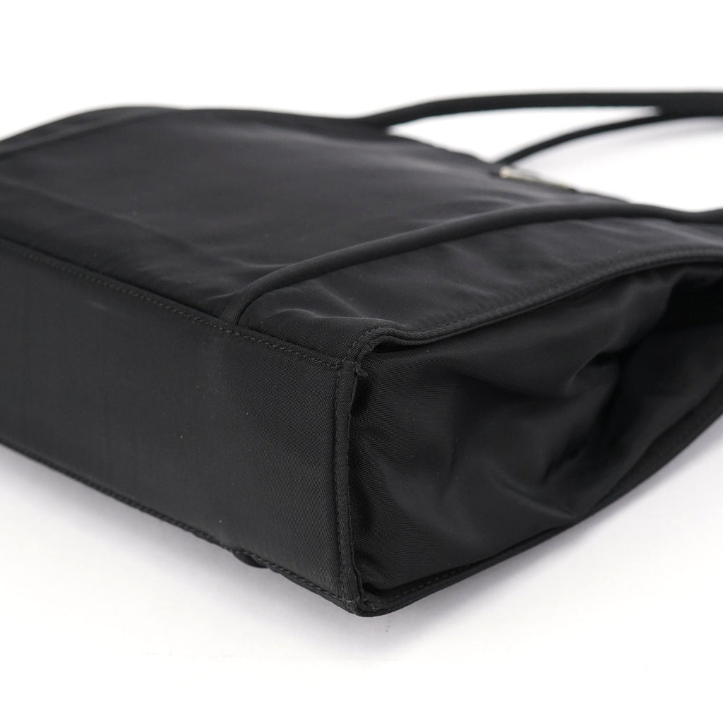 Black Tessuto Nylon Tote Bag