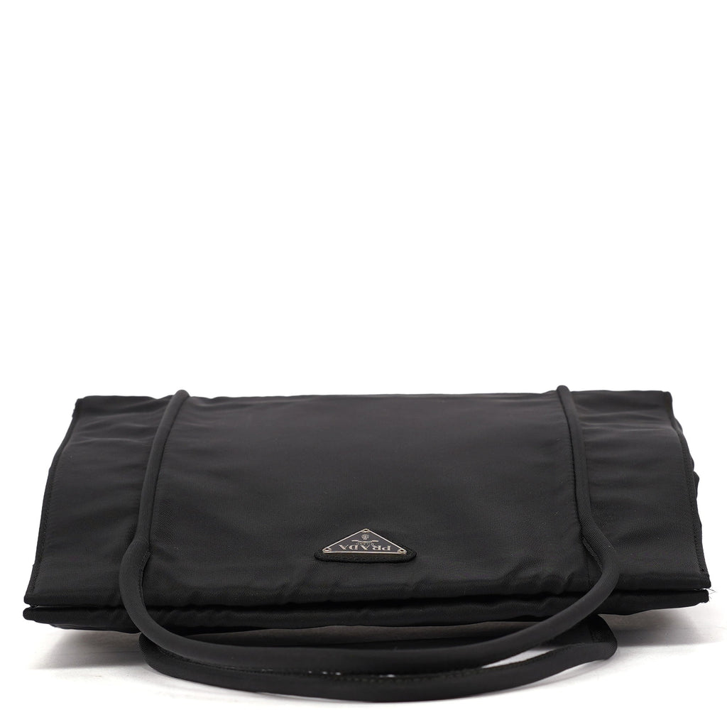 Black Tessuto Nylon Tote Bag