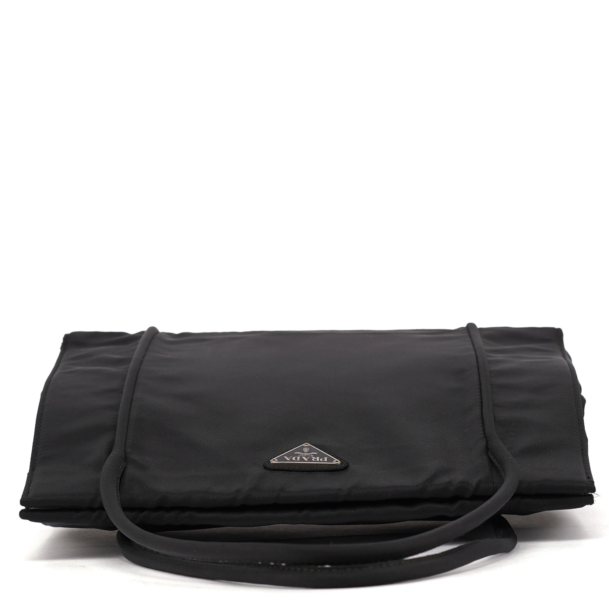 Black Tessuto Nylon Tote Bag