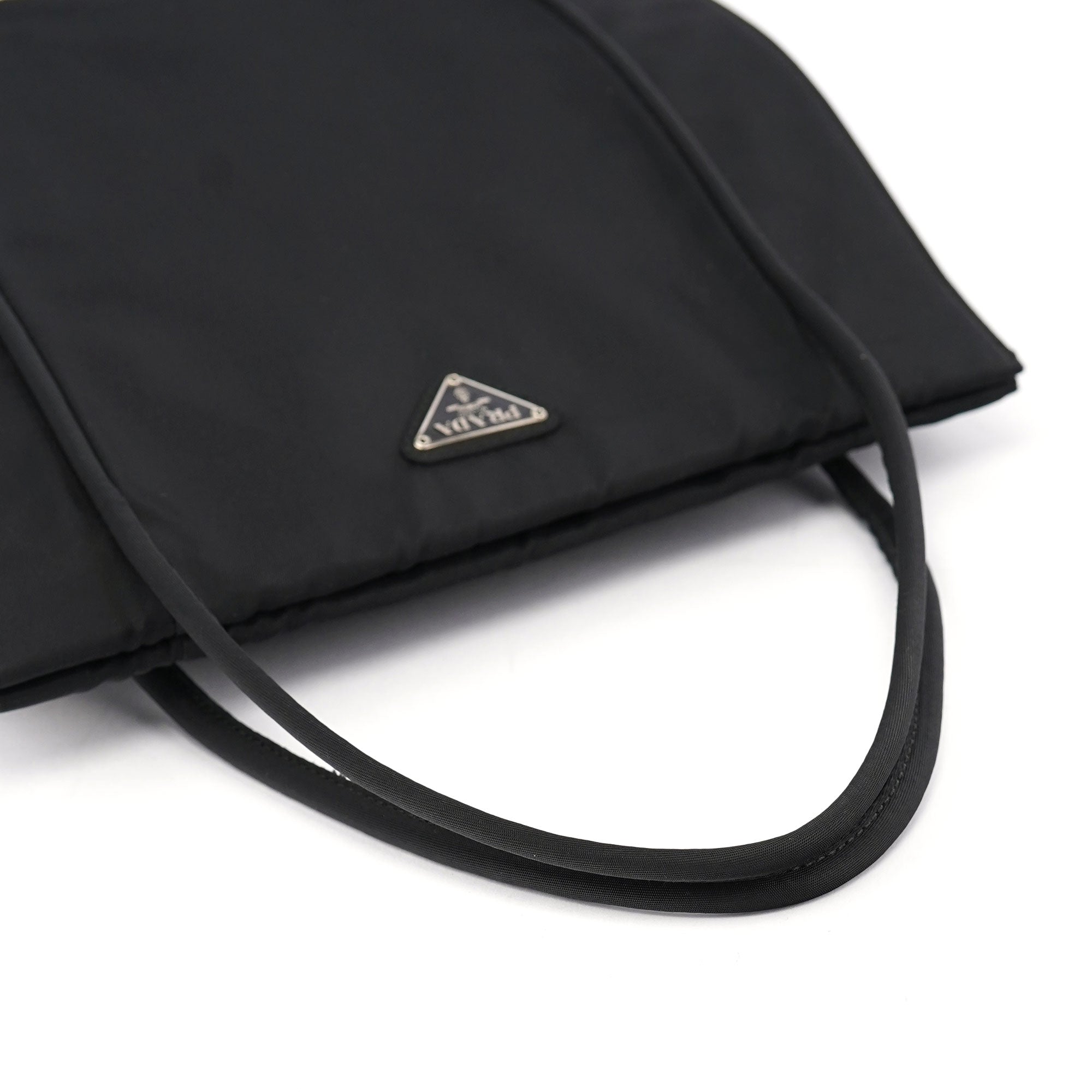 Black Tessuto Nylon Tote Bag