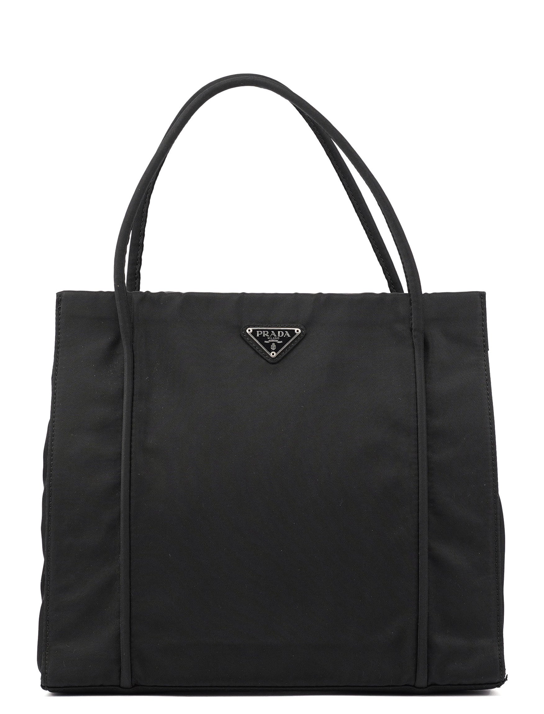 Black Tessuto Nylon Tote Bag