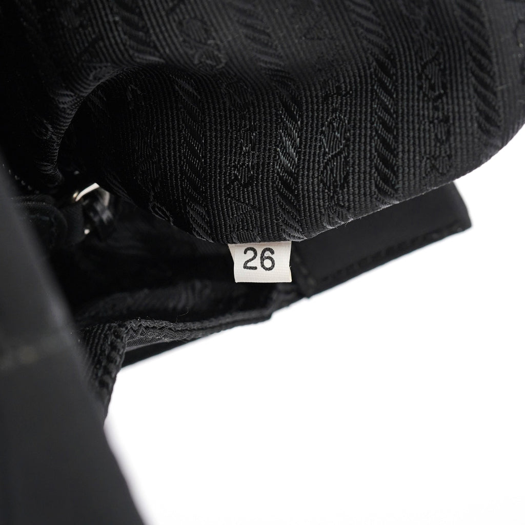 Black Tessuto Nylon Tote Bag