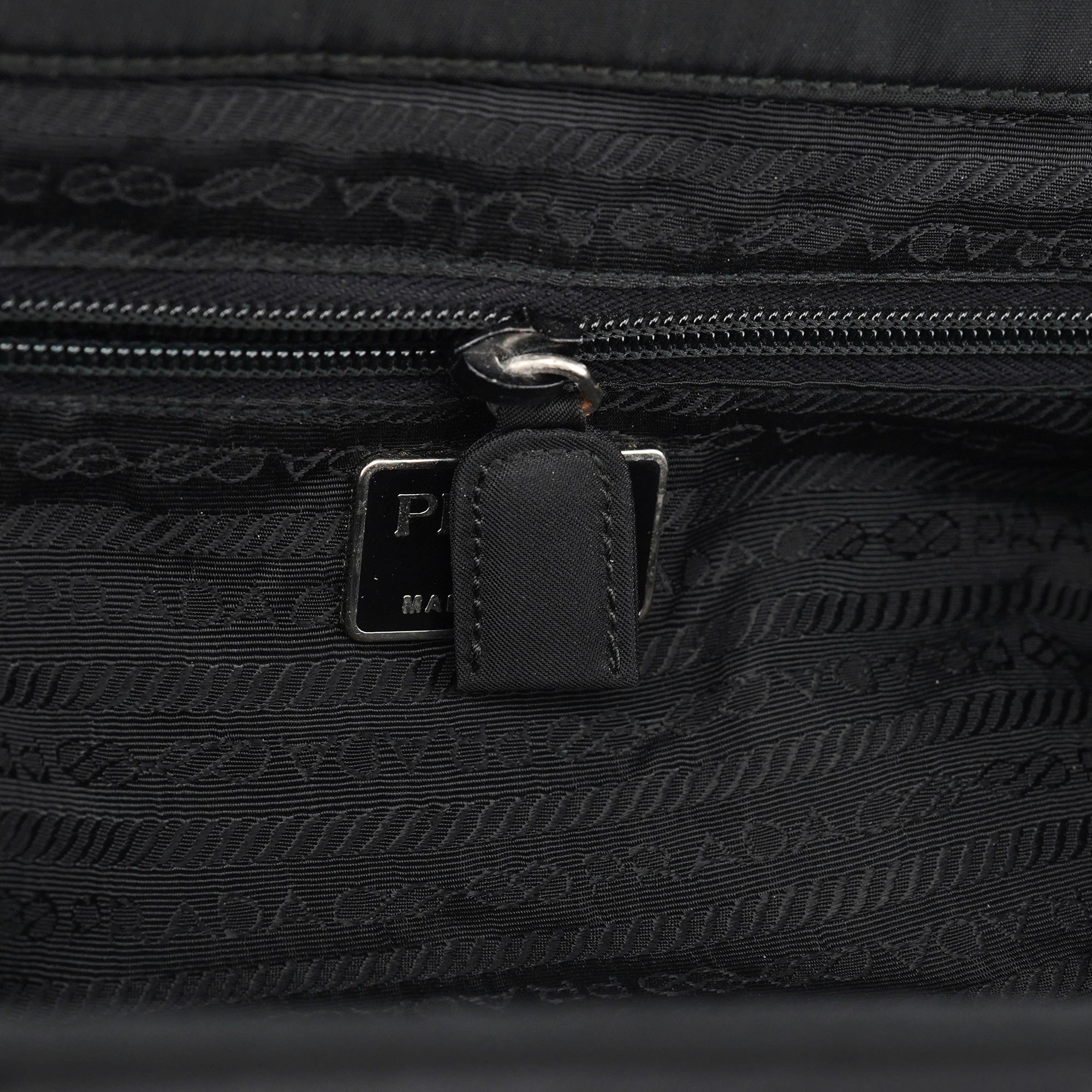 Black Tessuto Nylon Tote Bag