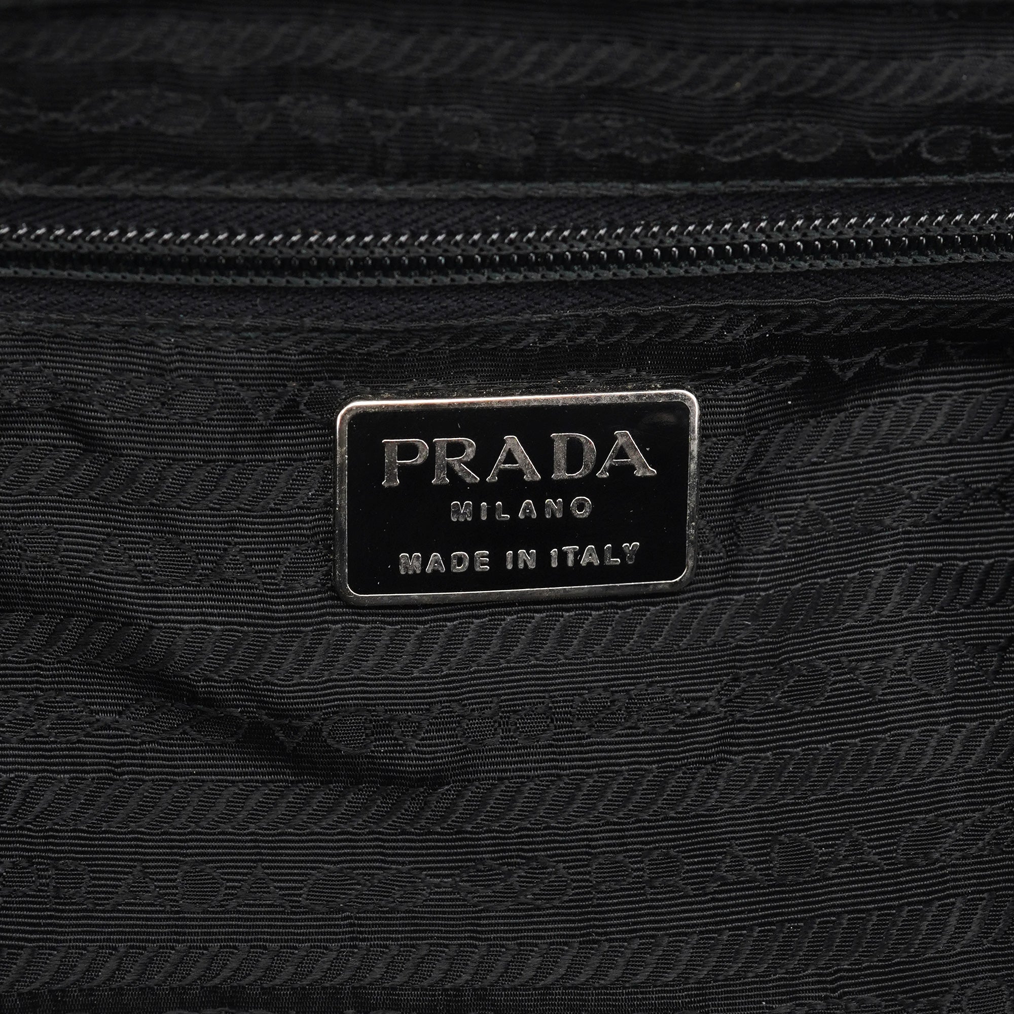 Black Tessuto Nylon Tote Bag