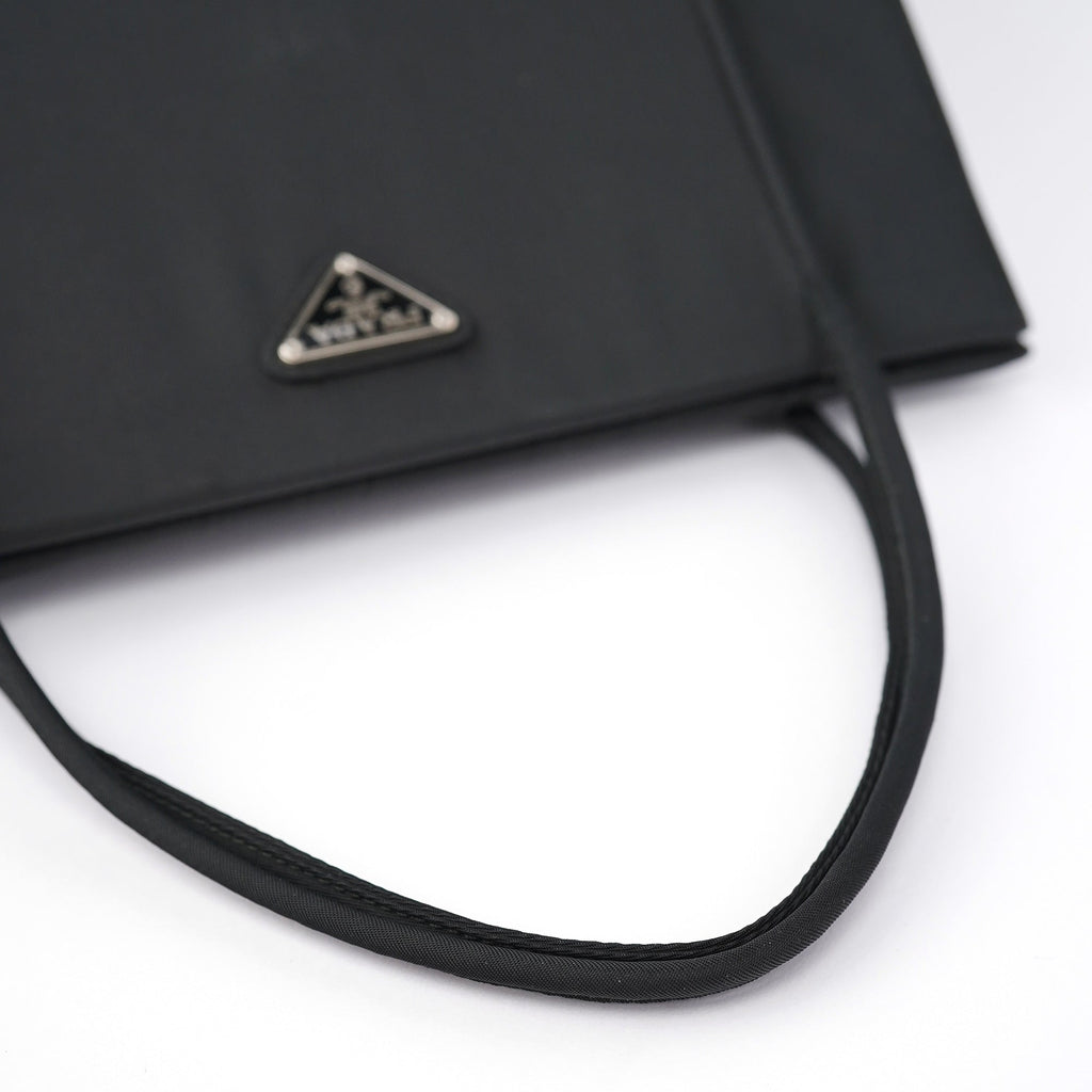 Black Tessuto Nylon Tote Bag