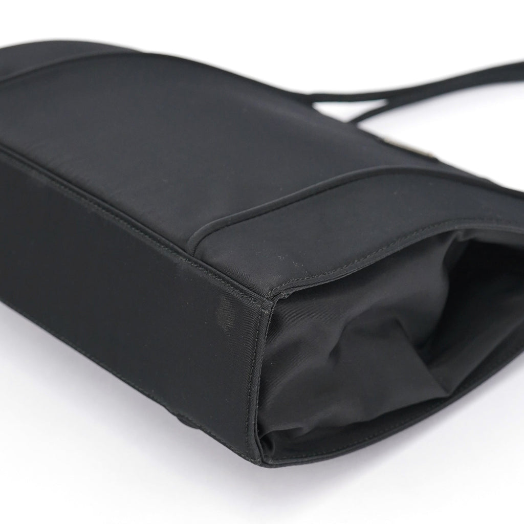 Black Tessuto Nylon Tote Bag