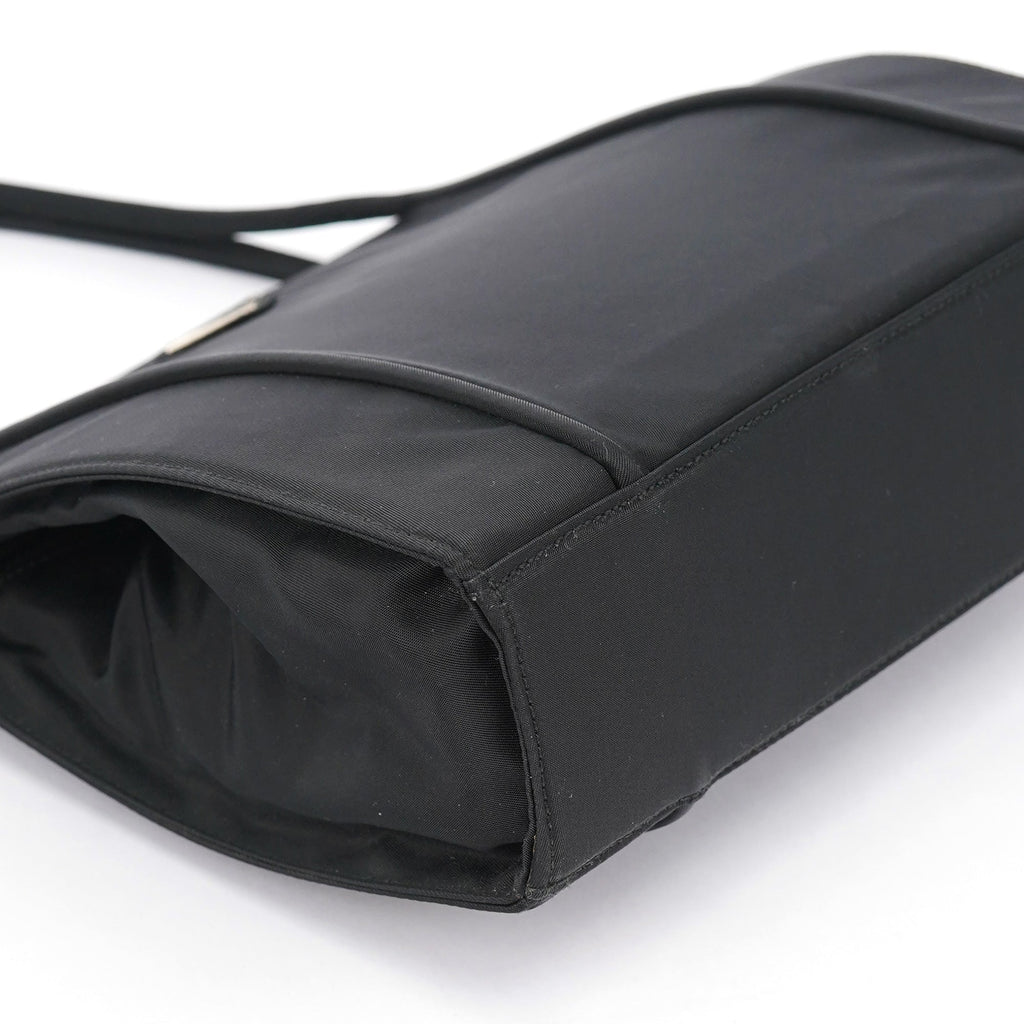 Black Tessuto Nylon Tote Bag