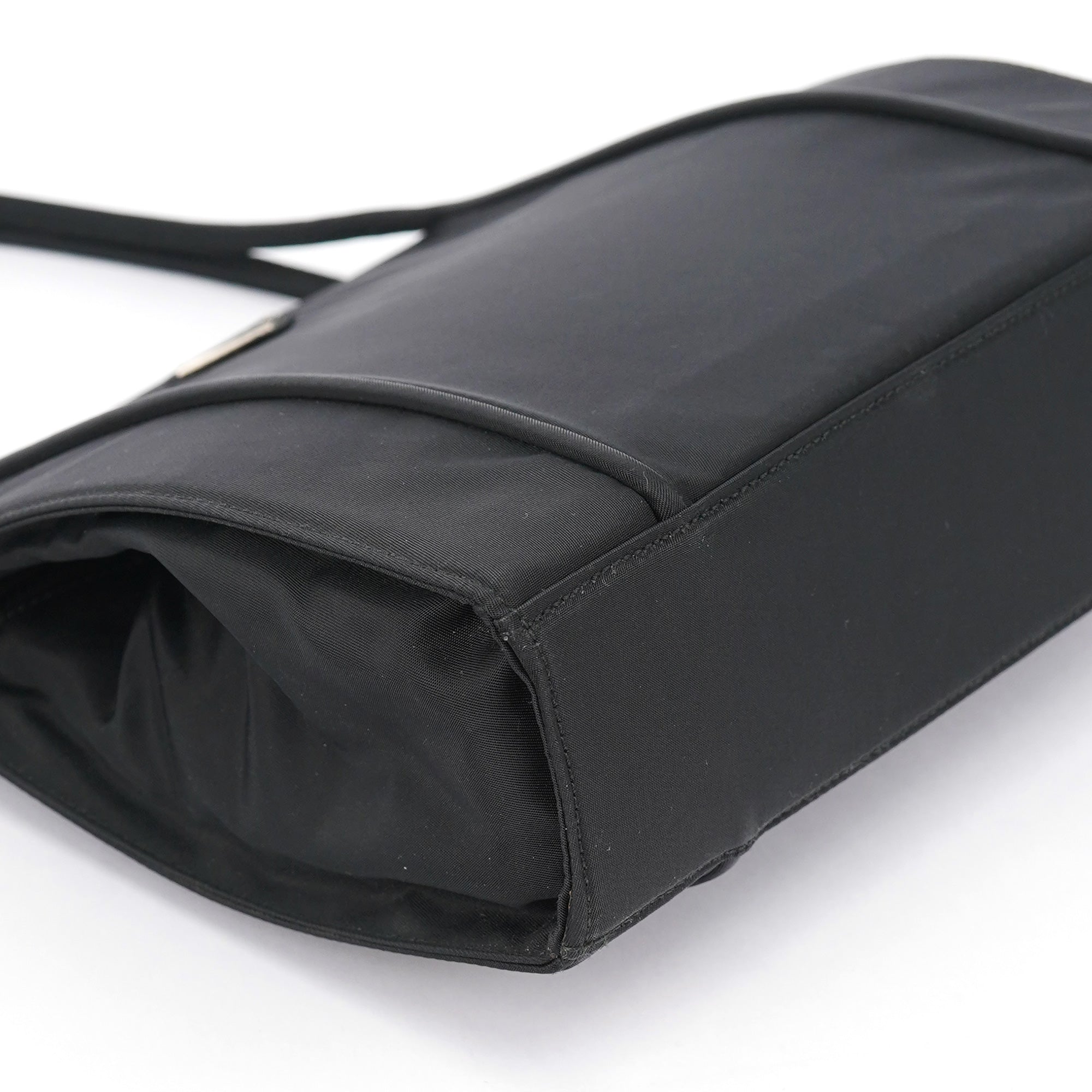 Black Tessuto Nylon Tote Bag