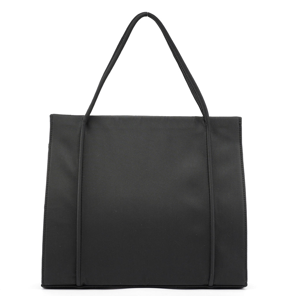 Black Tessuto Nylon Tote Bag