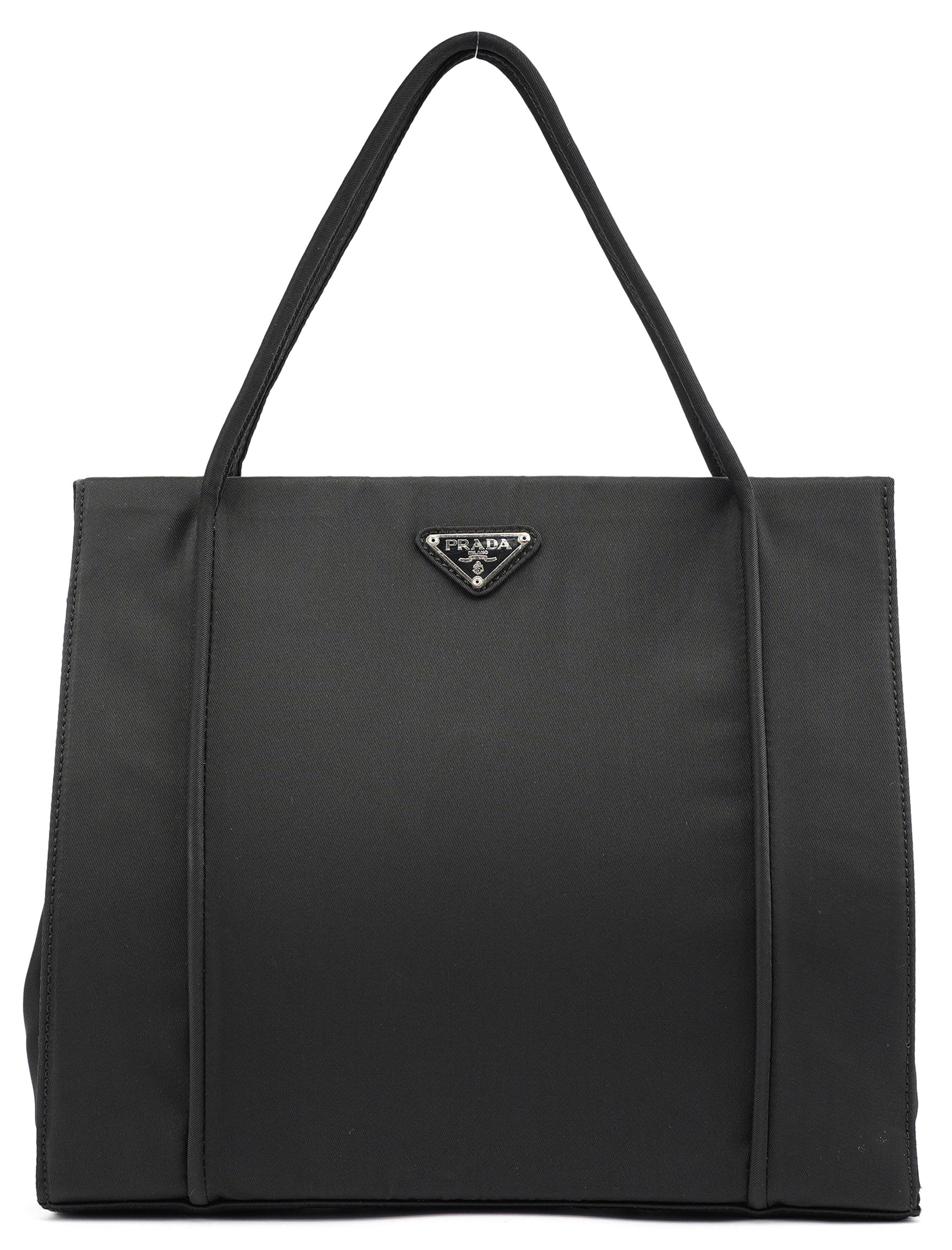 Black Tessuto Nylon Tote Bag