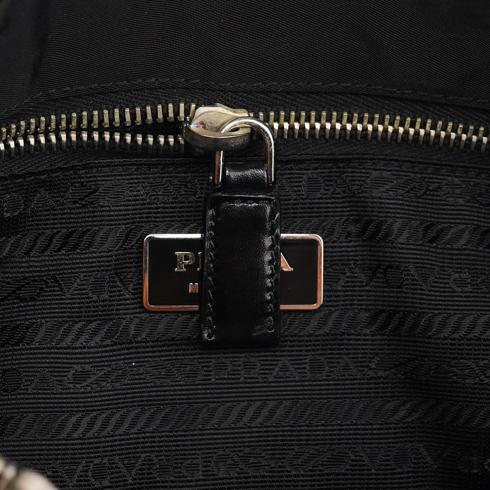 Black Tessuto Nylon Tote Bag