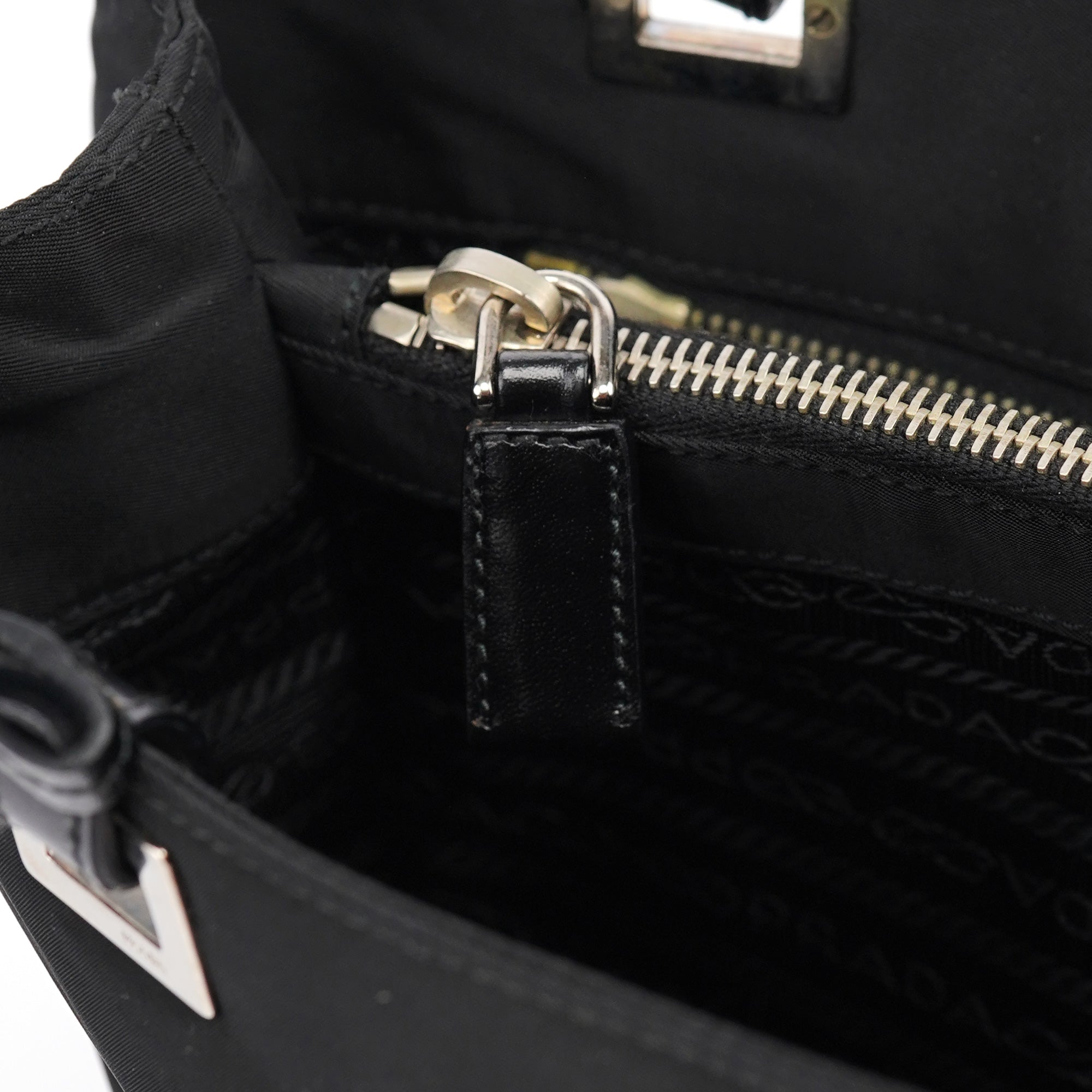 Black Tessuto Nylon Tote Bag