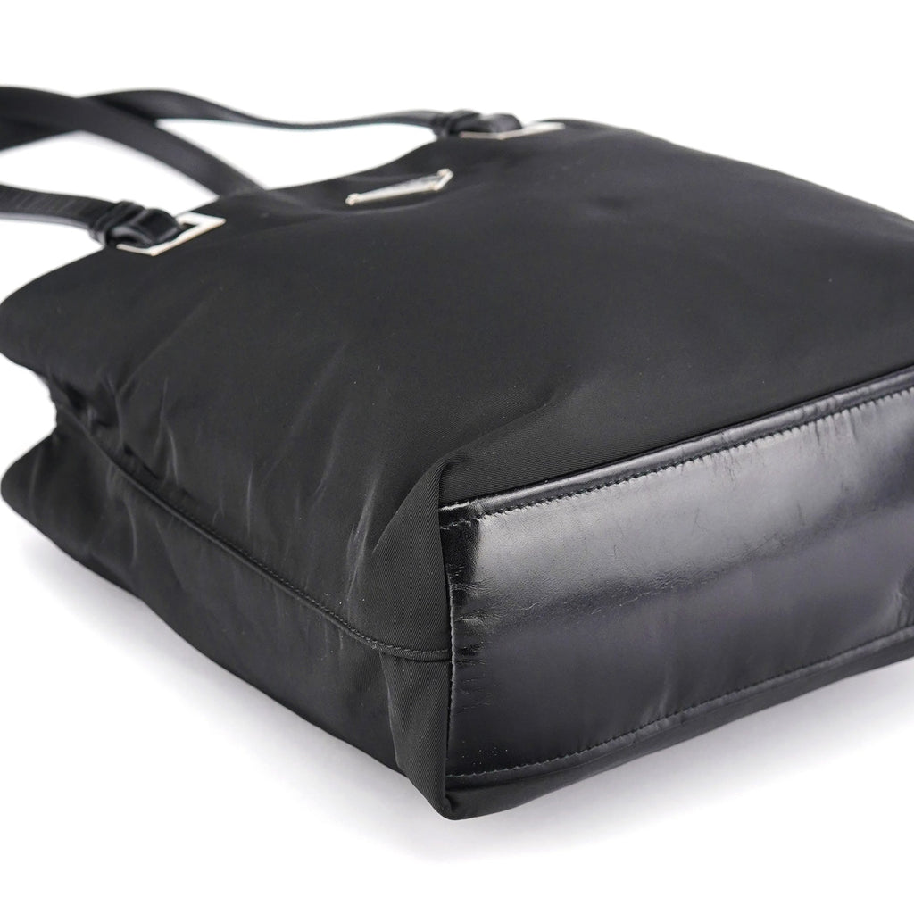 Black Tessuto Nylon Tote Bag