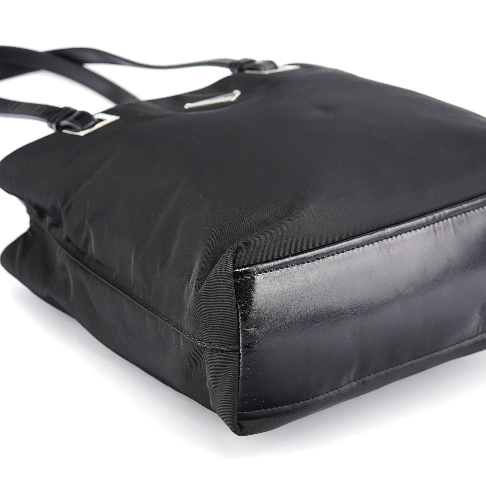 Black Tessuto Nylon Tote Bag