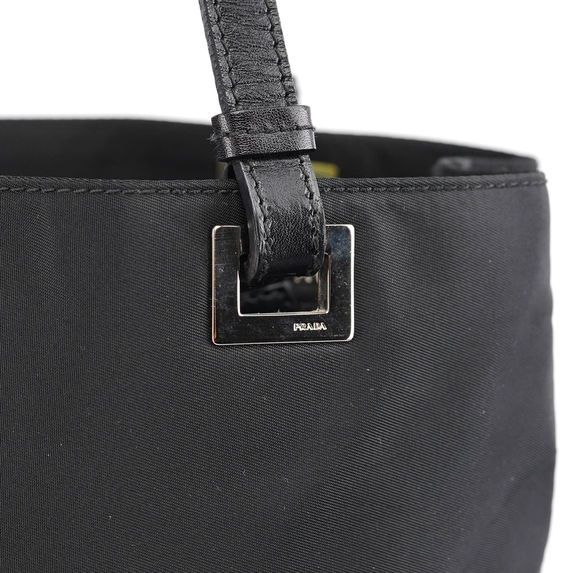 Black Tessuto Nylon Tote Bag