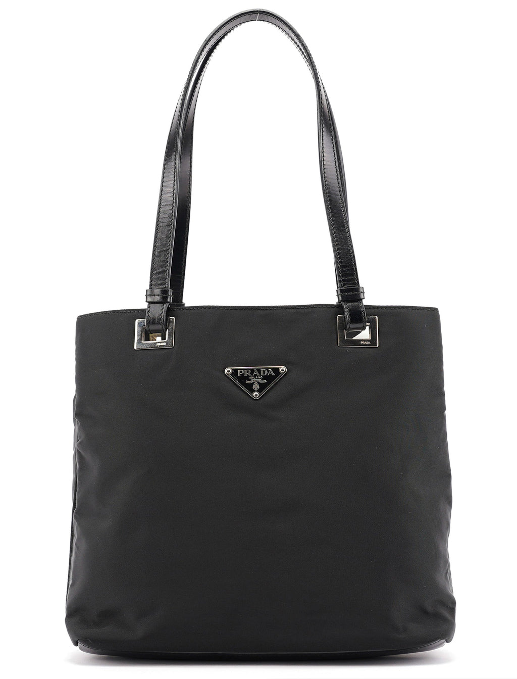 Black Tessuto Nylon Tote Bag
