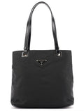Black Tessuto Nylon Tote Bag