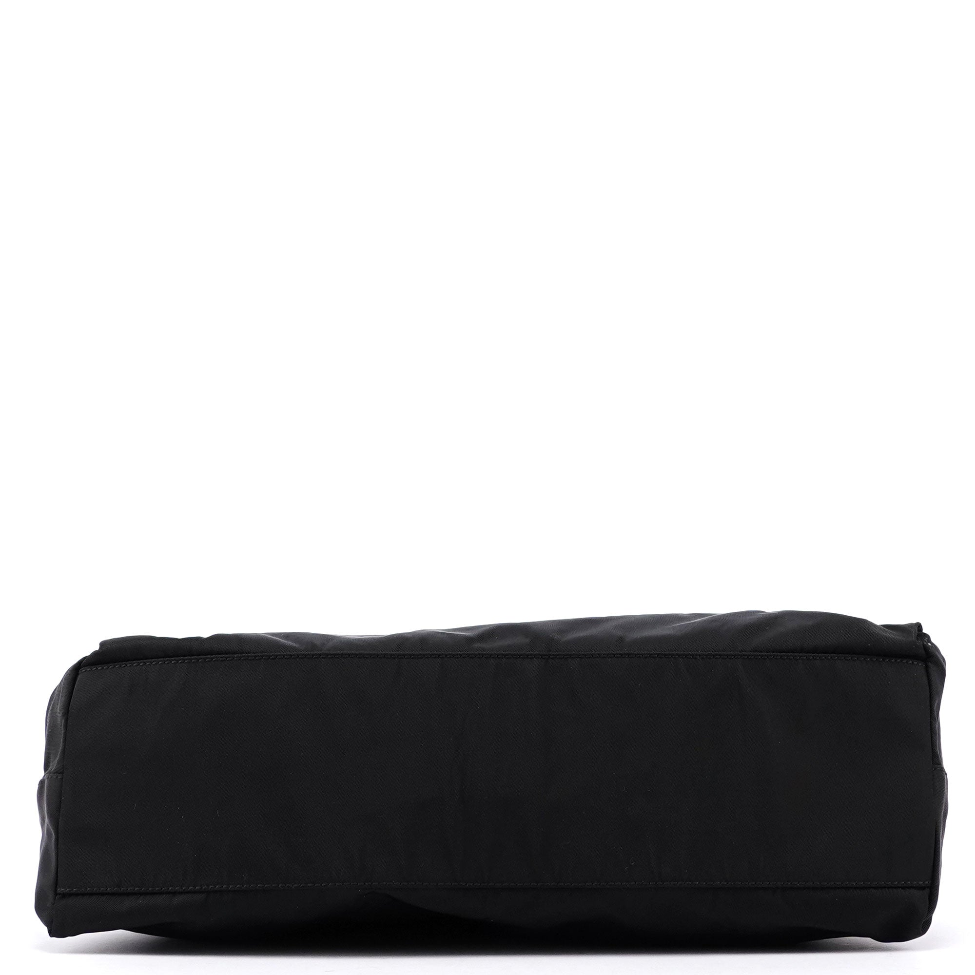 Black Tessuto Plastic Shoulder Bag