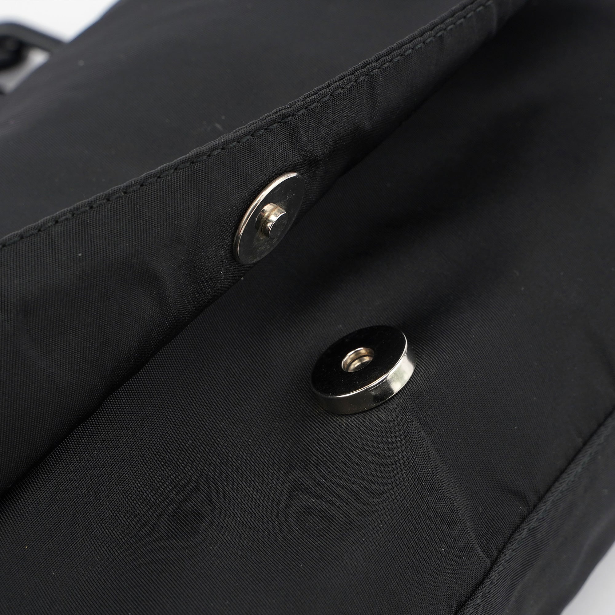 Black Tessuto Plastic Shoulder Bag