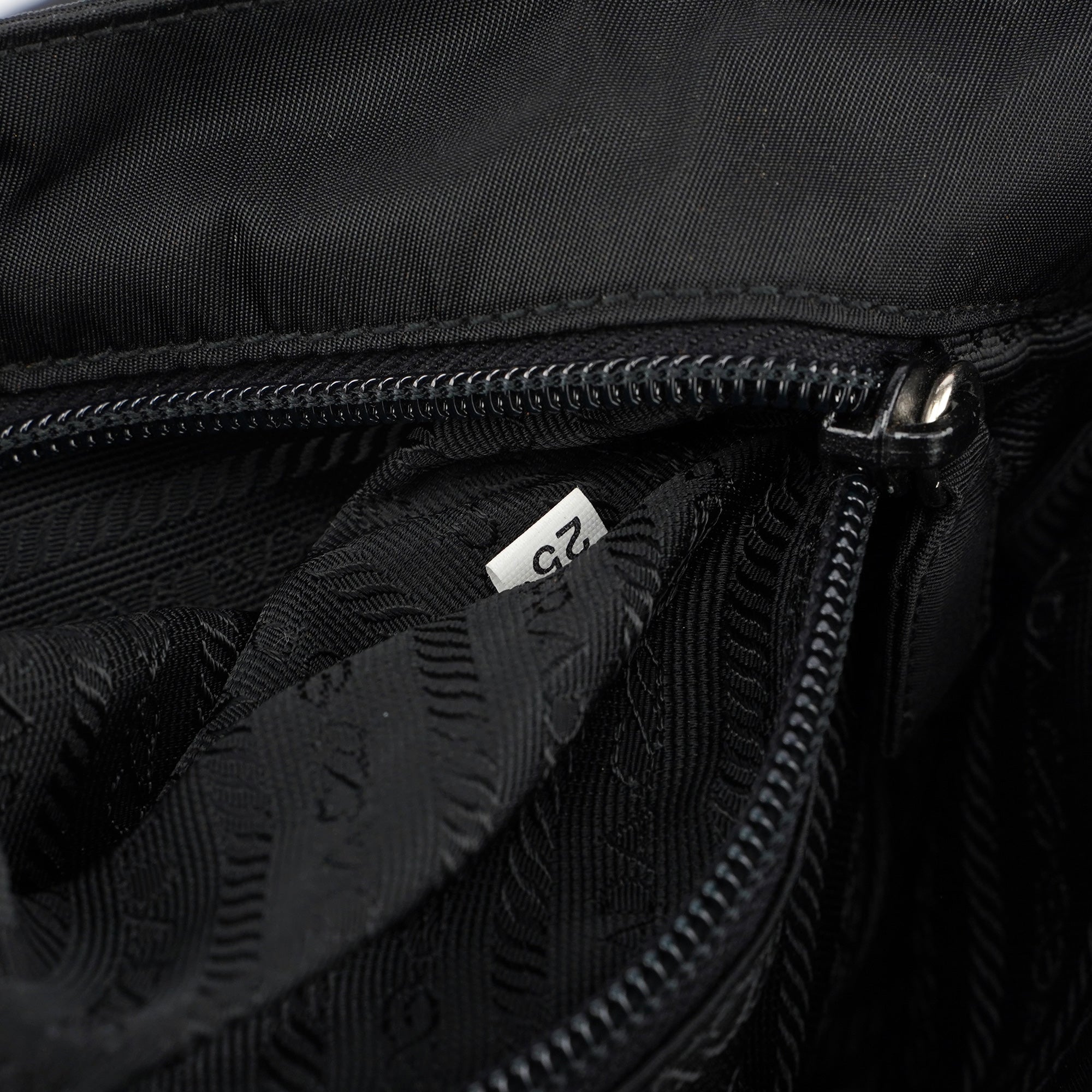 Black Tessuto Plastic Shoulder Bag