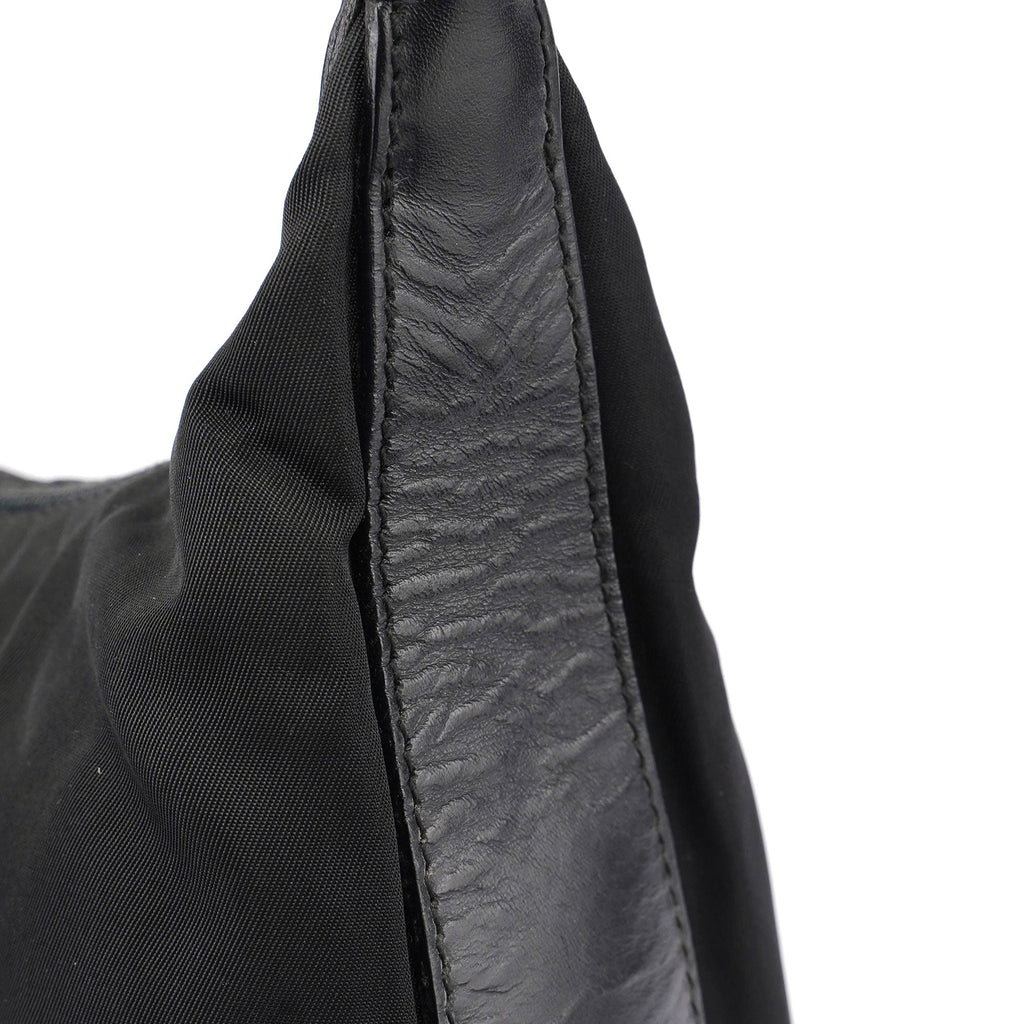Black Tessuto Shoulder Bag