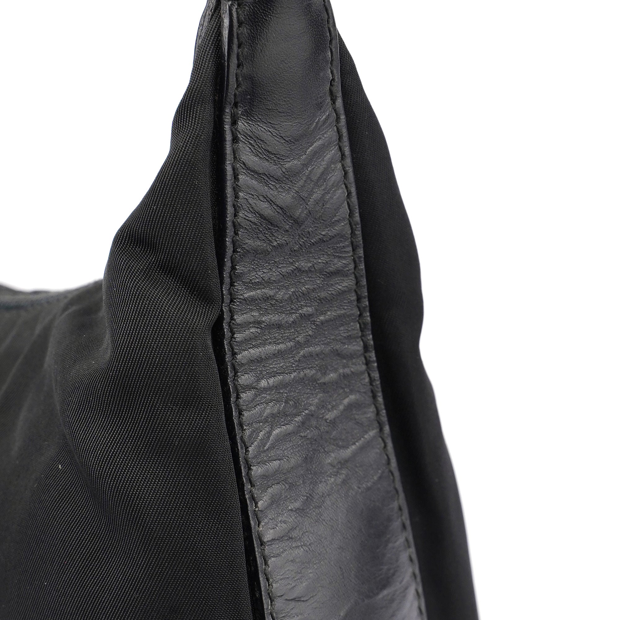 Black Tessuto Shoulder Bag