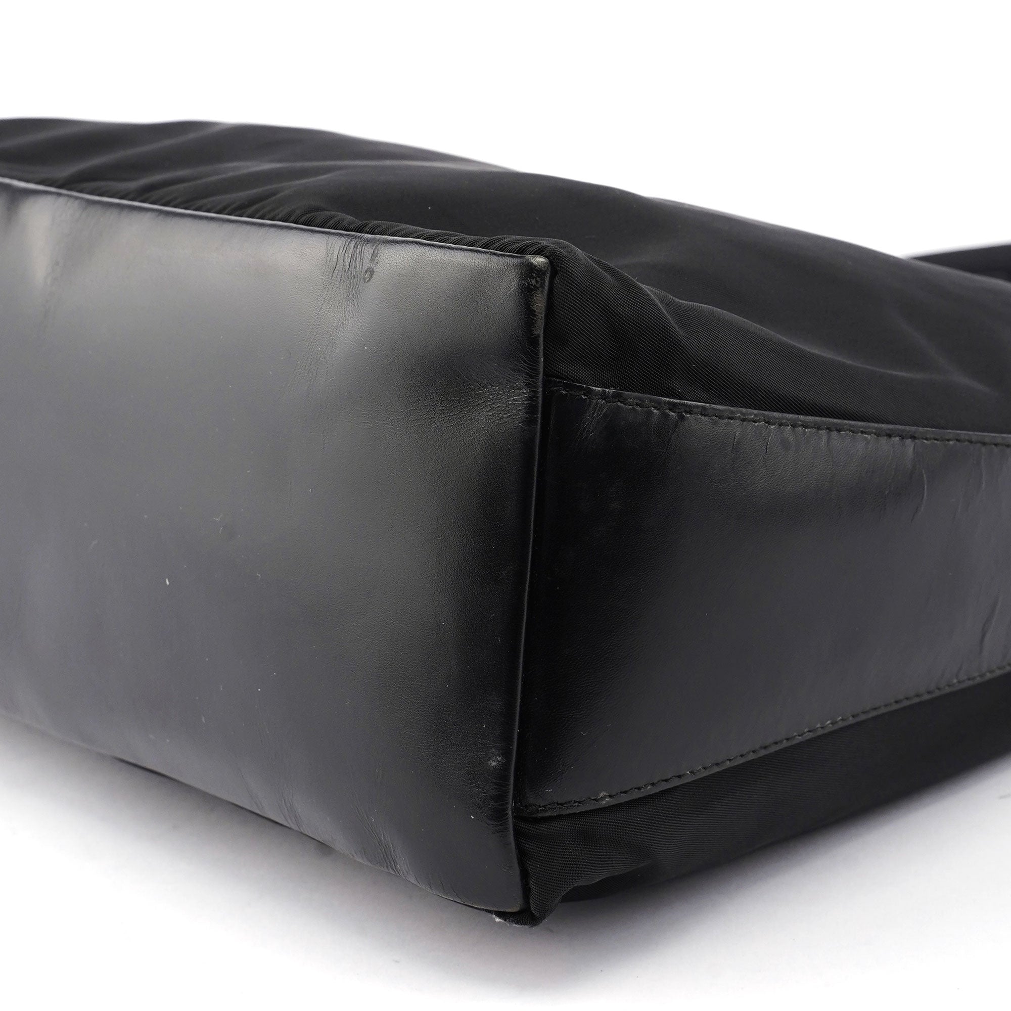 Black Tessuto Shoulder Bag
