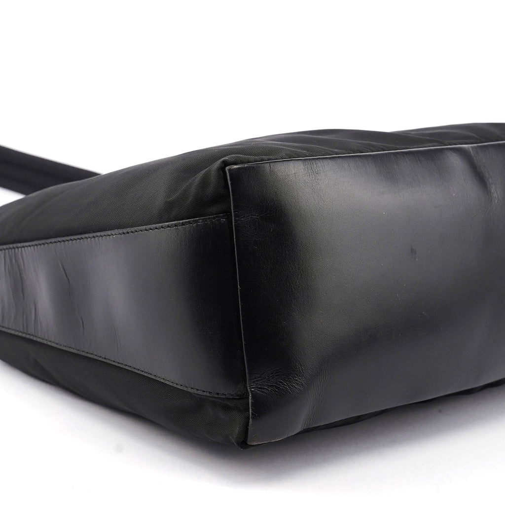 Black Tessuto Shoulder Bag