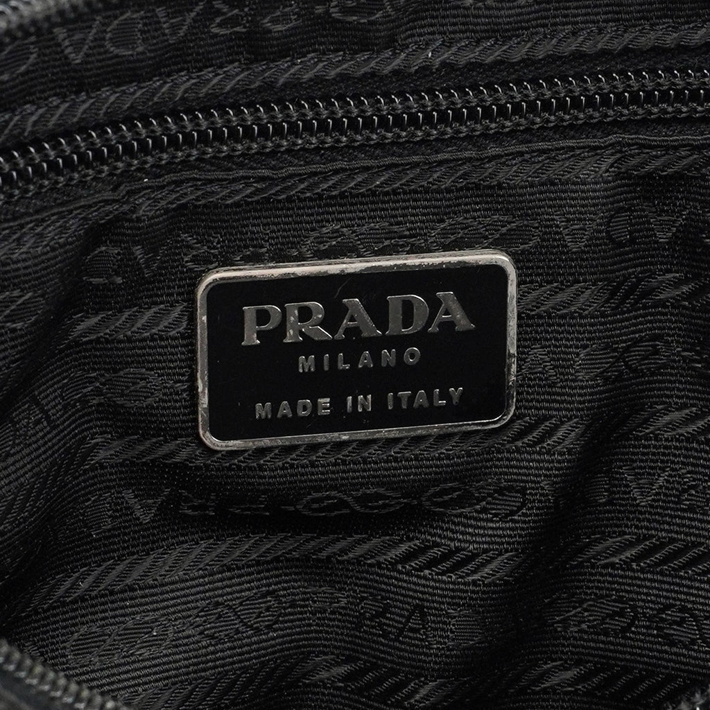 Black Tessuto Shoulder Bag