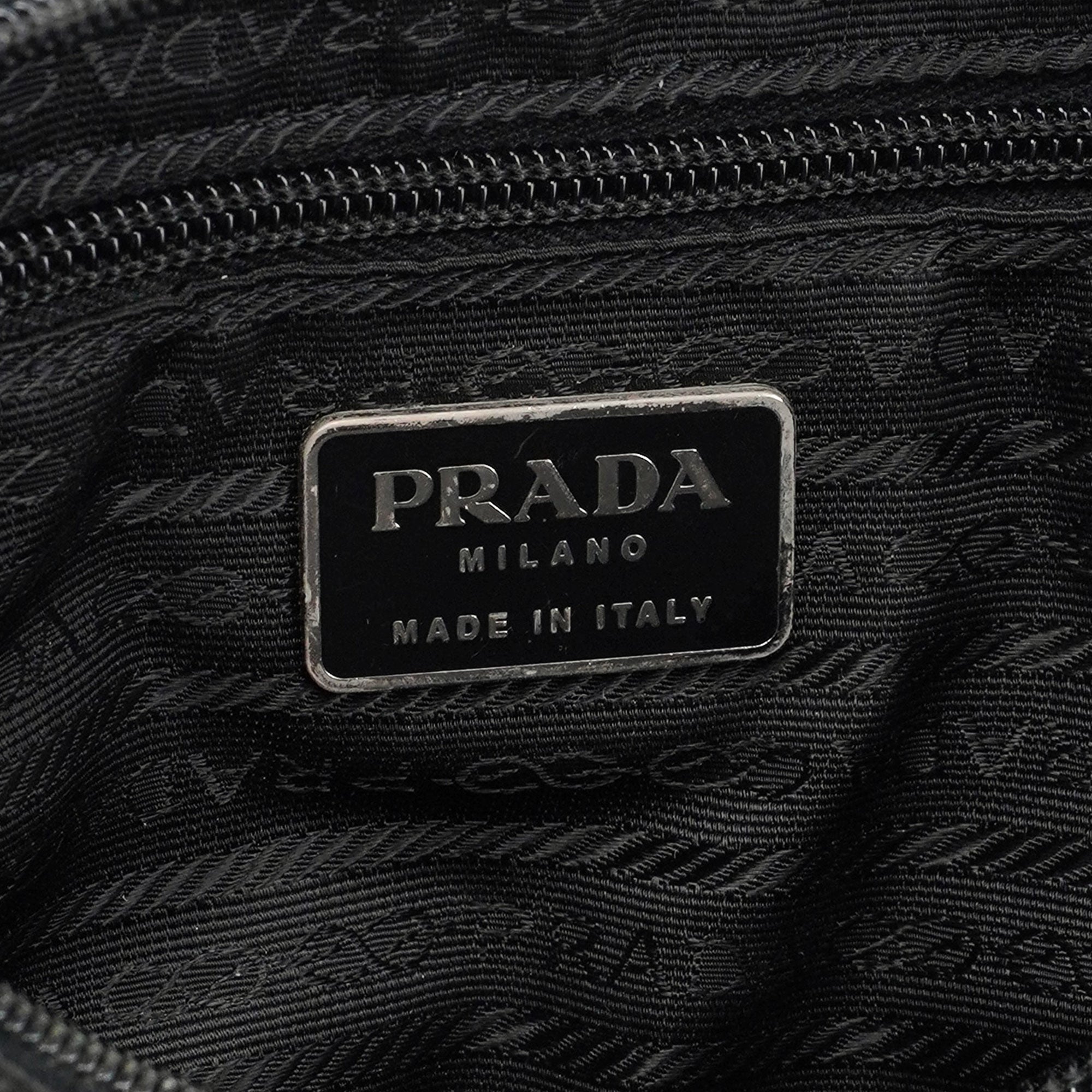 Black Tessuto Shoulder Bag