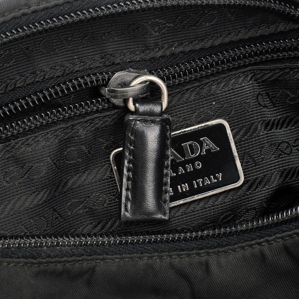 Black Tessuto Shoulder Bag