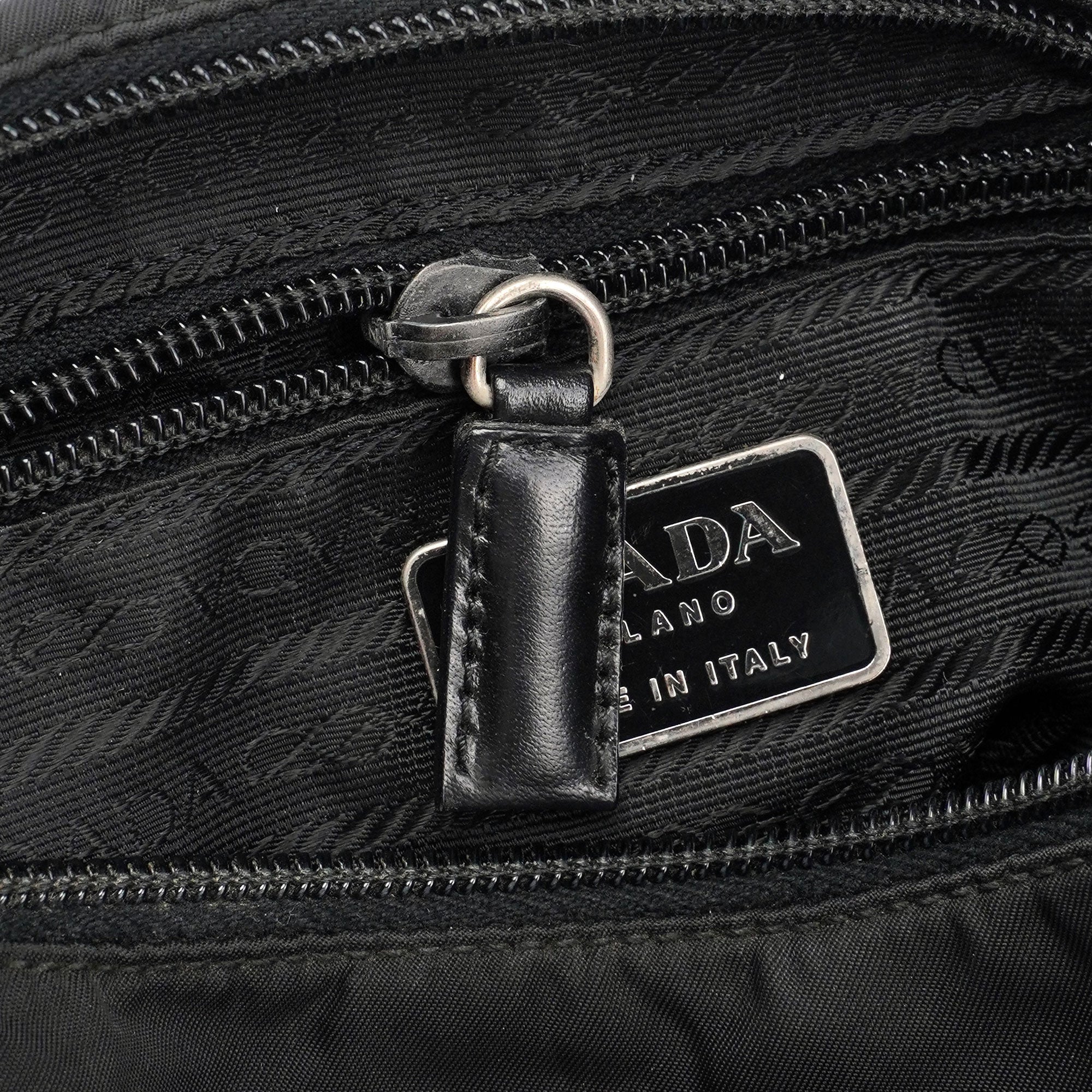 Black Tessuto Shoulder Bag