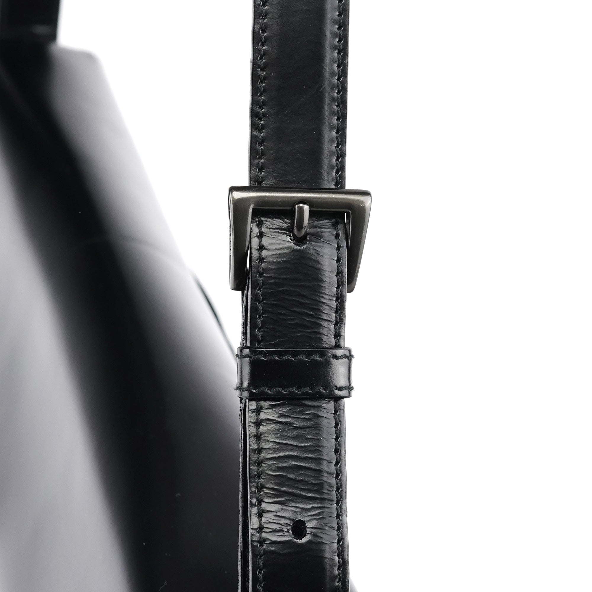 Black Tessuto Spazzolato Nylon Shoulder Bag